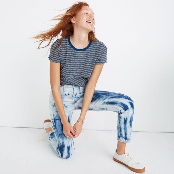 Madewell The Perfect Vintage Jean: Tie-Dye Edition 25 STYLE L3899 - Picture 12 of 12